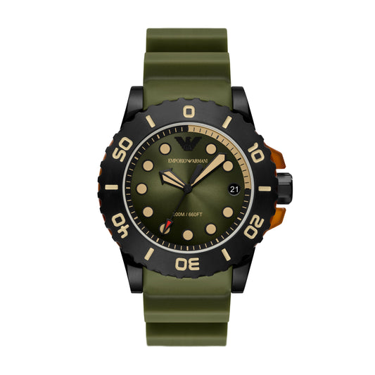 Men Aqua 46mm Green Watch