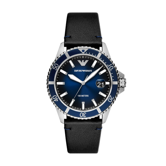 Men Diver 42mm Blue Watch
