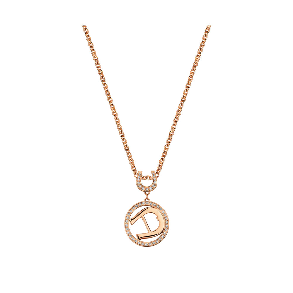 Aigner Women Stainless Steel Rosegold Necklace