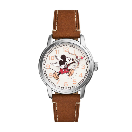 Unisex Mickey And Friends 40mm White Watch