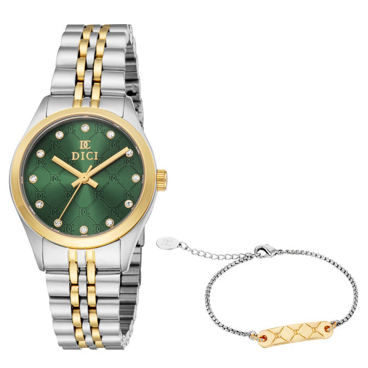Women Set Essential Green 25mm Watch