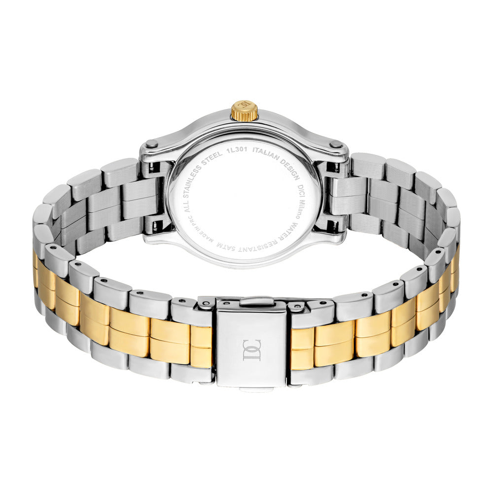 Women Glam Silver/Gold 23.5mm Watch