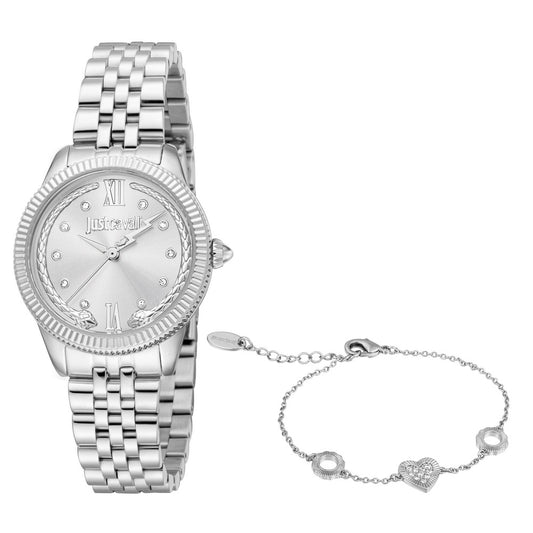 Women Valentine's Silver 30mm Watch
