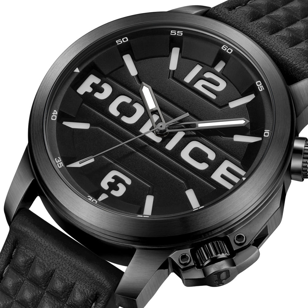 Men Automated Black Watch