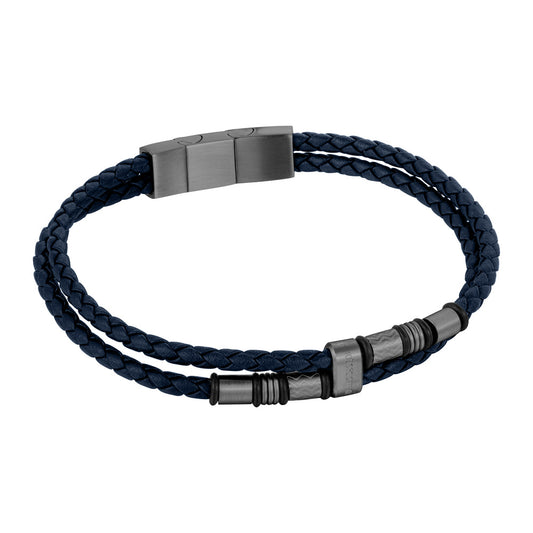 Men Navy Blue Bracelet