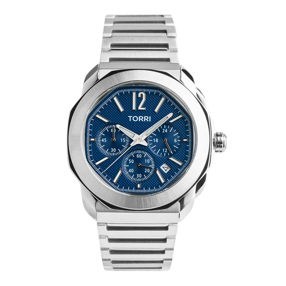 Men 40mm Blue Watch ONTIME Kuwait Official Store