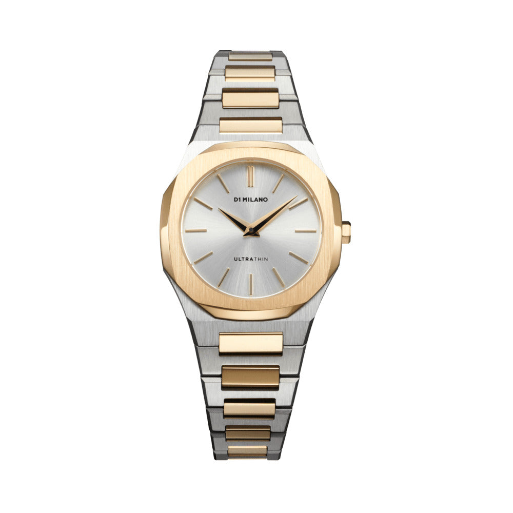 Women Ultra Thin Two Tone Watch – ONTIME Kuwait Official Store