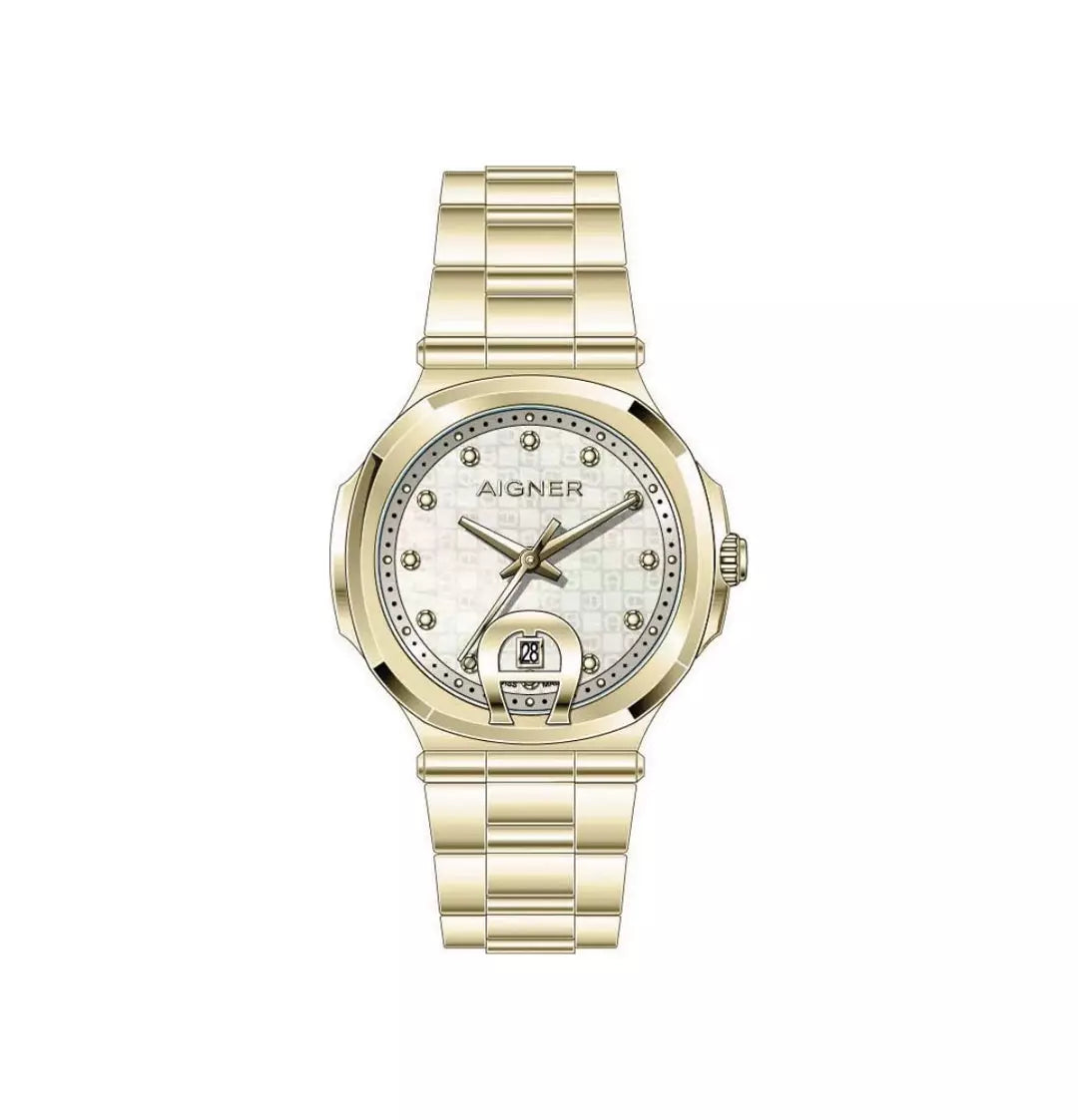 Taviano 2 Men 32mm Stainless Steel White Dial Watch ONTIME