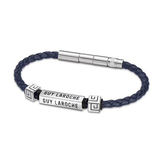 Jean Stainless Steel And Blue Bracelet