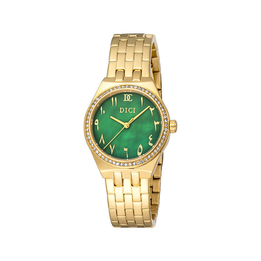 Clema Women Green Stainless Steel Watch