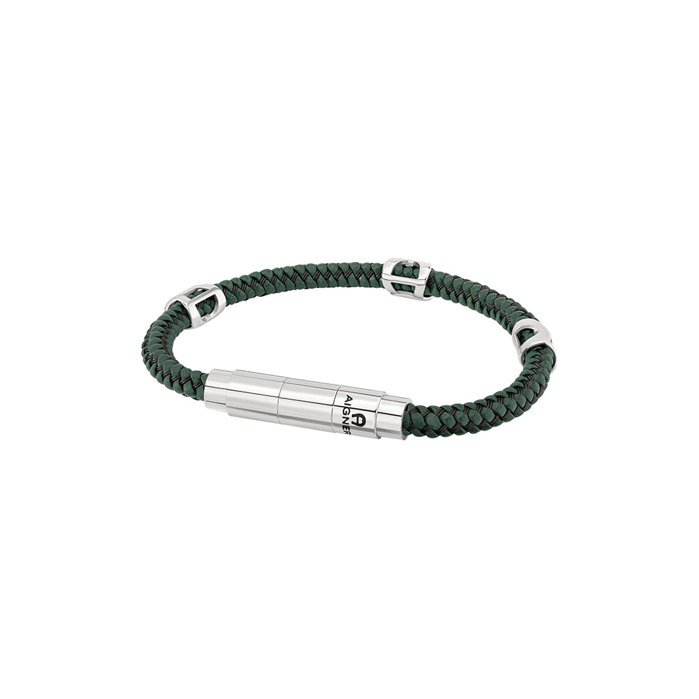 Aigner Men Stainless Steel Green Bracelet ONTIME Kuwait