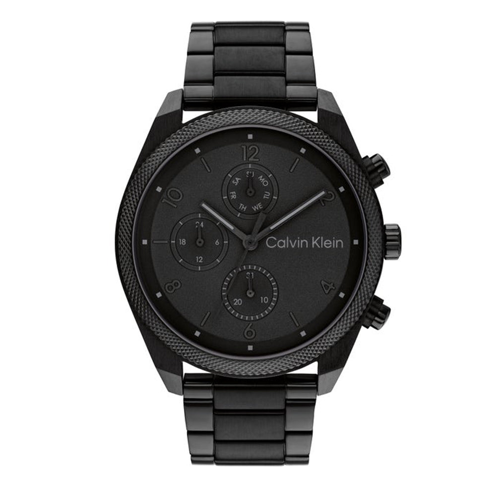 Imact Men Black Quartz/Multifunction Watch