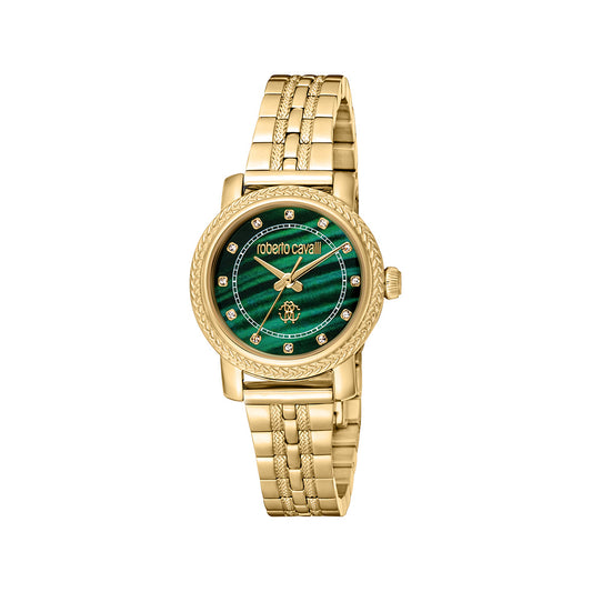 Carina Women Green Stainless Steel Watch