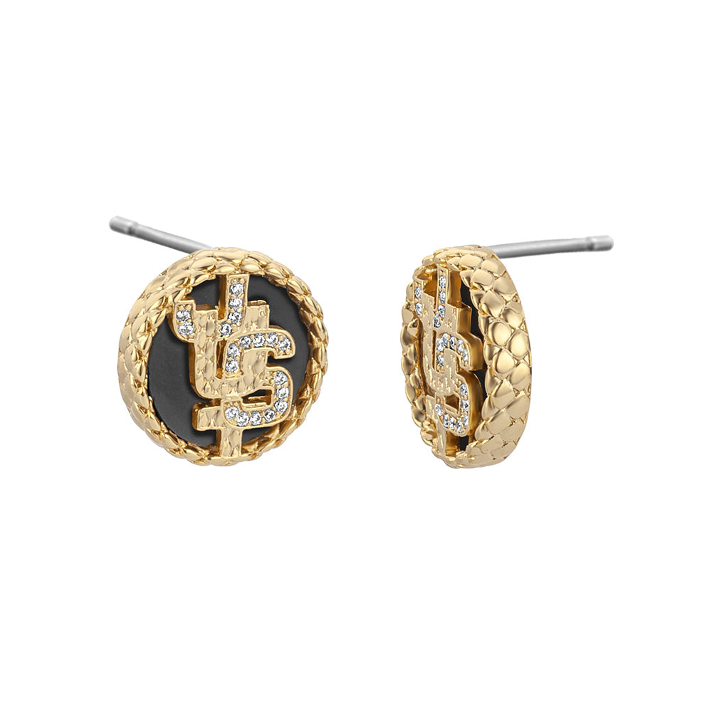 Linea Logo 4 Women Gold Earring