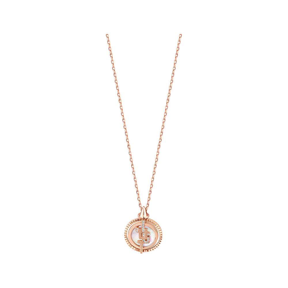 Linea Glam 2 Women Rose Gold Necklace