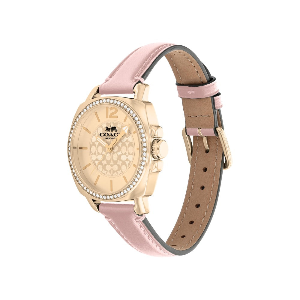 Cabfr Women Gold Quartz/Analog Watch