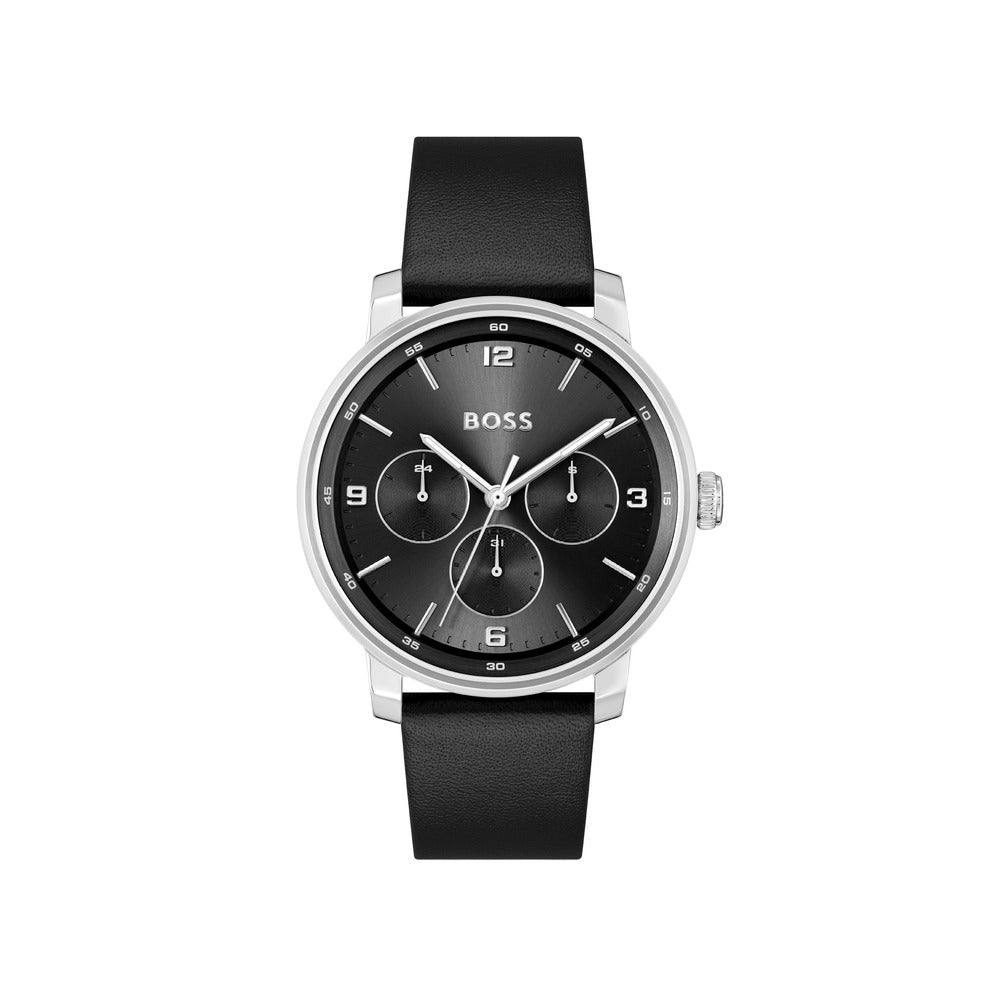 Men Black 44mm Watch