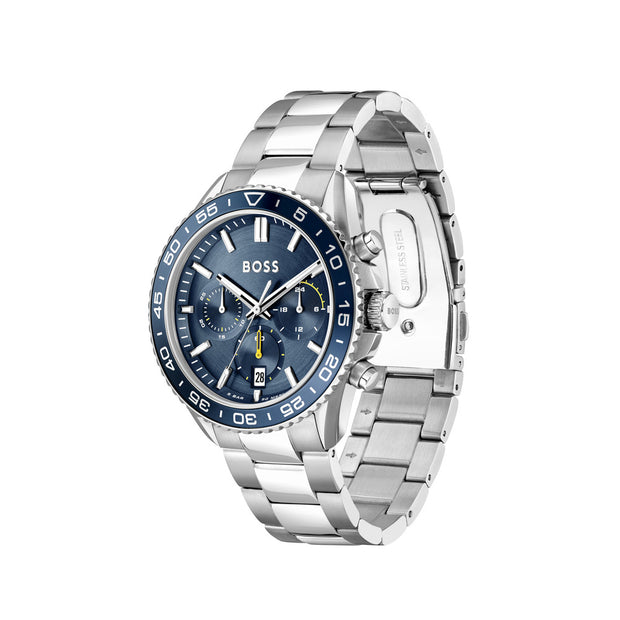 Men Runner Blue 44mm Watch