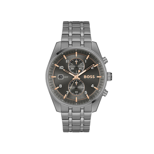 Men Skytraveller Grey 44mm Watch