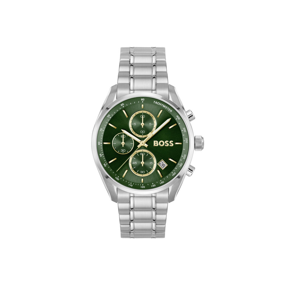 Men Grand Prix 40 Green Watch