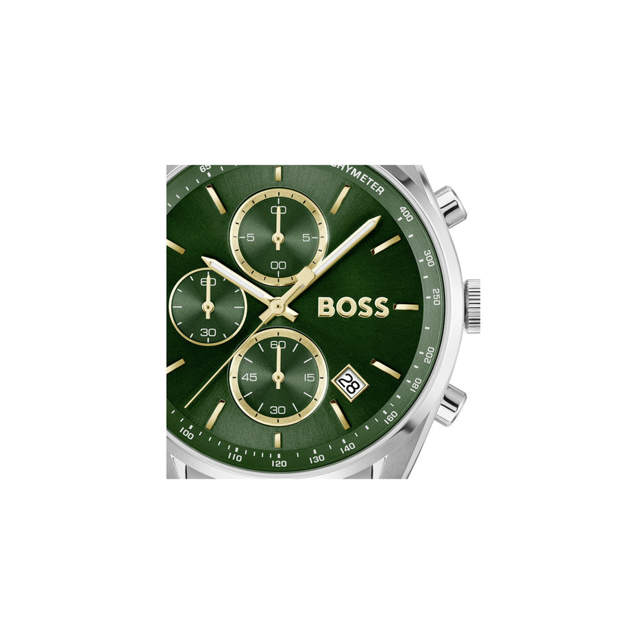 Men Grand Prix 40 Green Watch