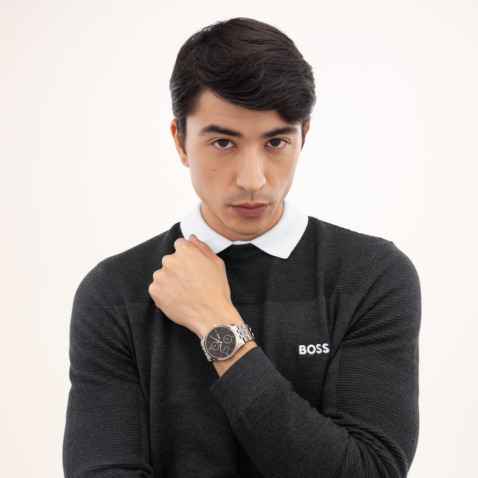 Men Principle Master Black Watch