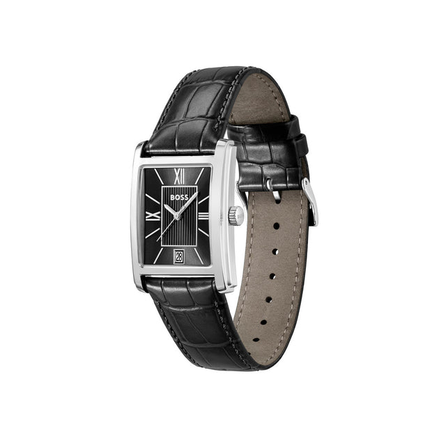 ساعة رسمية سوداء للرجال