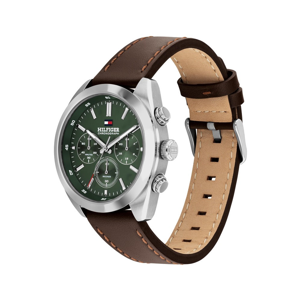Men Hudson Forest Green Watch
