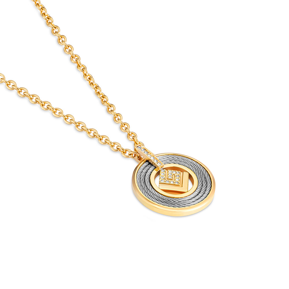 Camille Two Tone Necklace ONTIME Kuwait Official Store