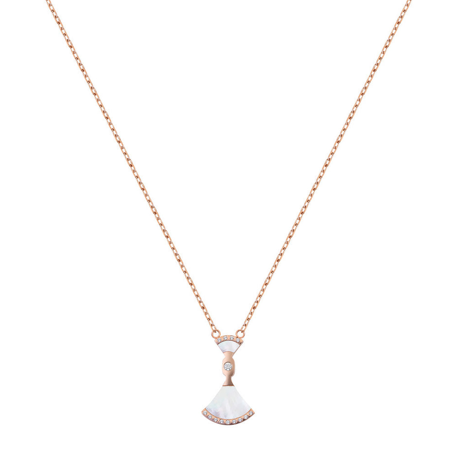 قلادة روز جولد للنساء