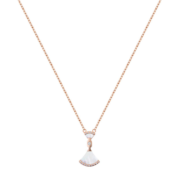 Women Bianca Rose Gold Necklace
