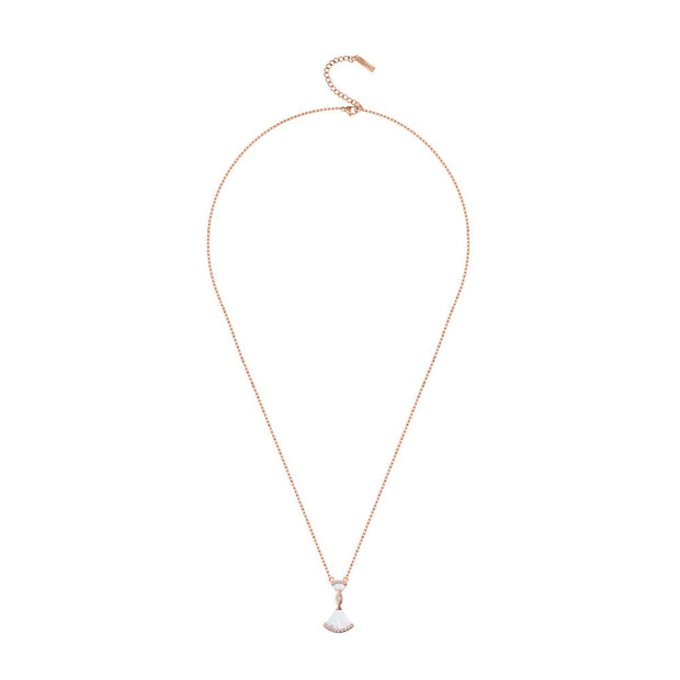 Women Bianca Rose Gold Necklace