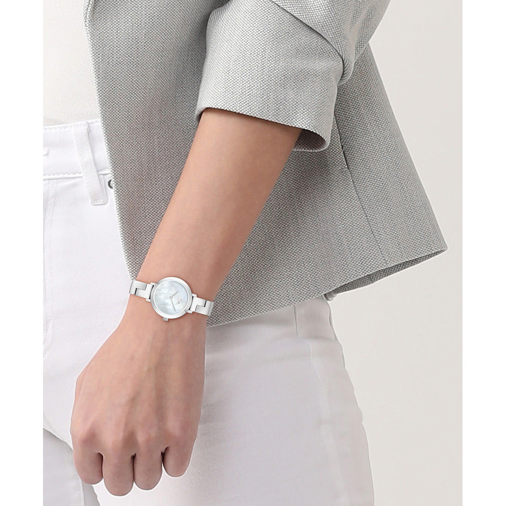 Women White Mother Of Pearl 28mm Watch