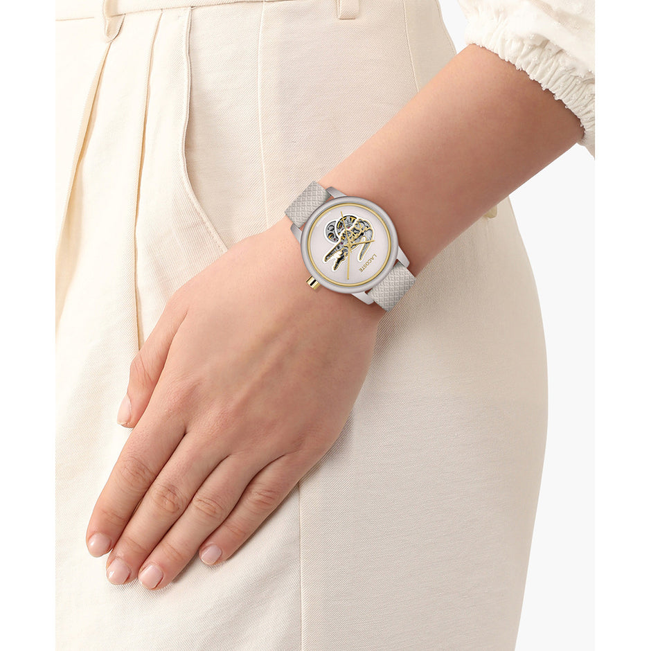 Women Lacoste.12.12 Platinum Watch