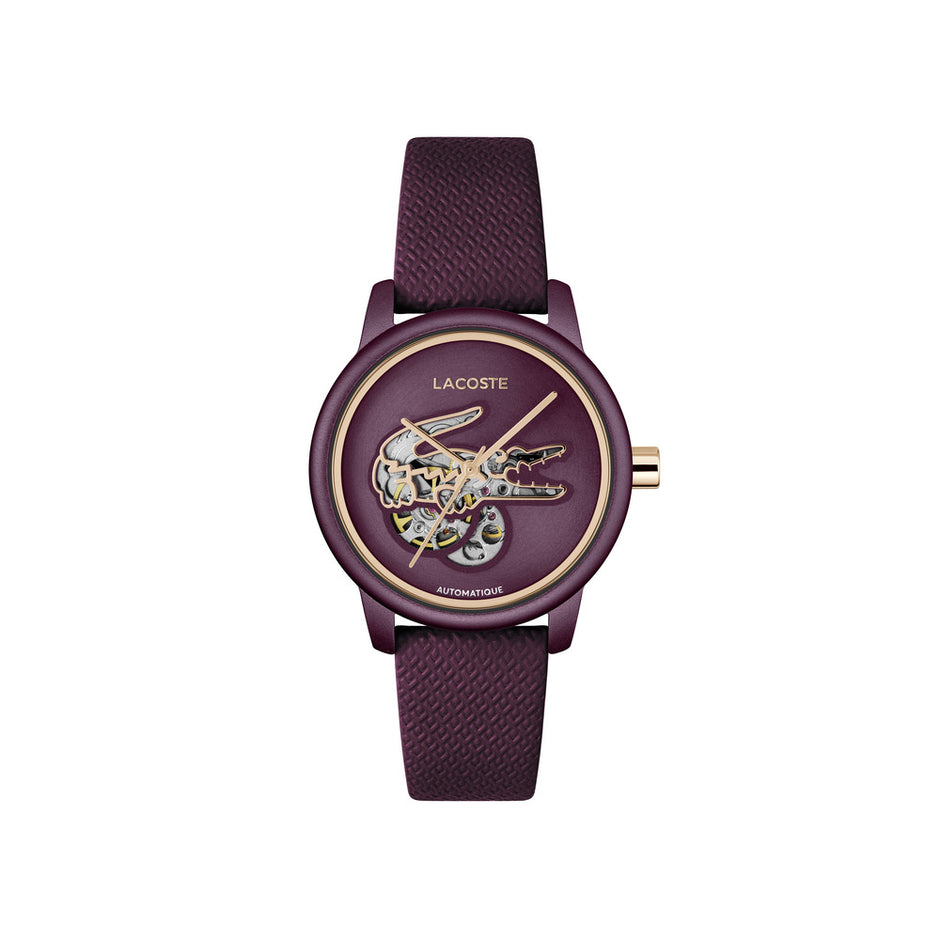 Women Lacoste.12.12 Burgundy Watch