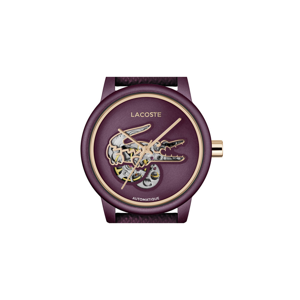 Women Lacoste.12.12 Burgundy Watch