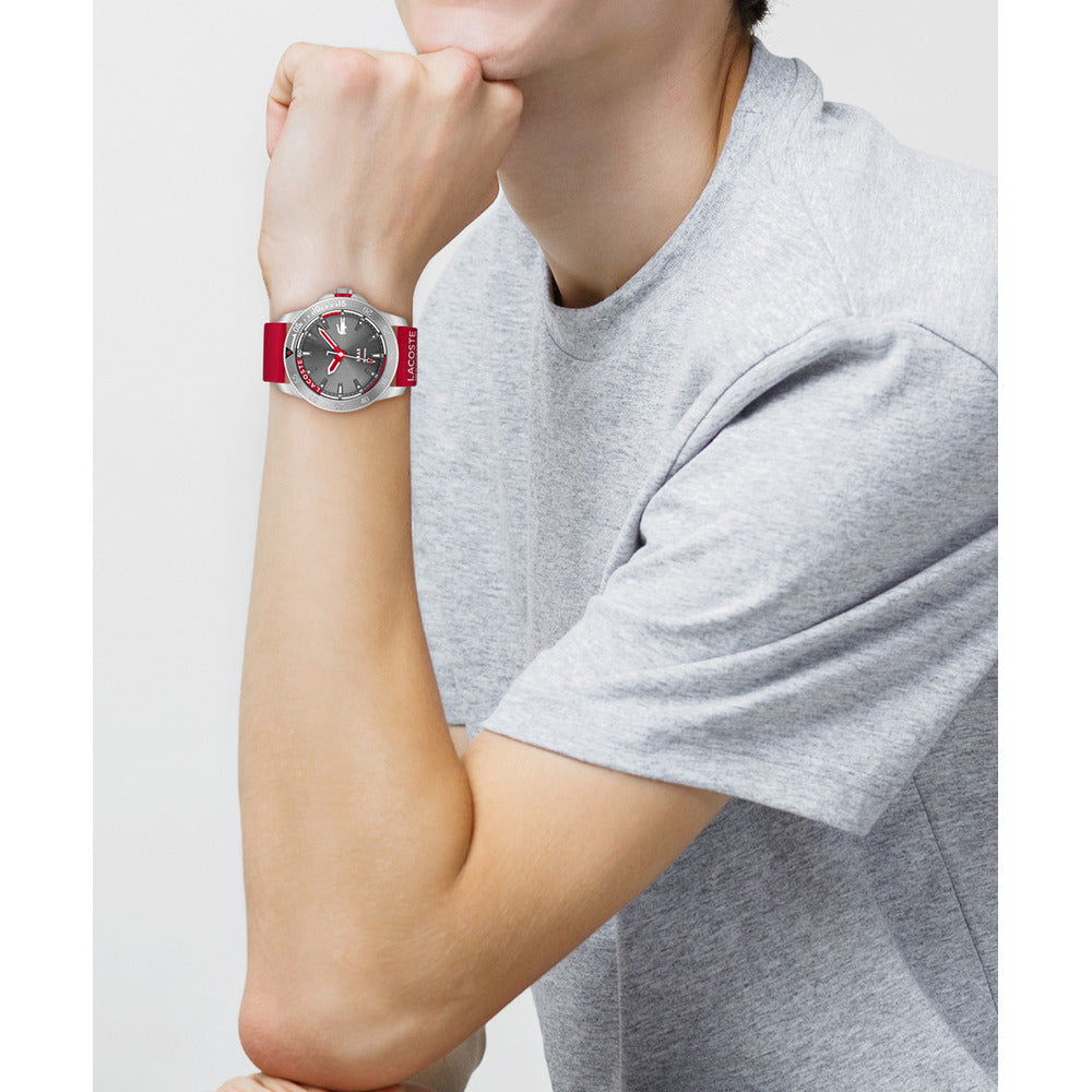 Men Red 46mm Watch