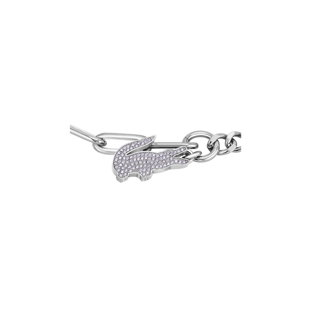 Men Crocodile Silver Bracelet