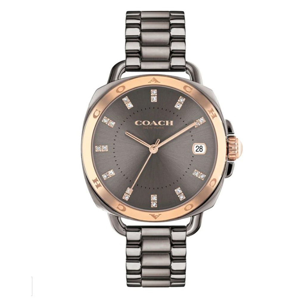 Coach tatum shop rose gold watch