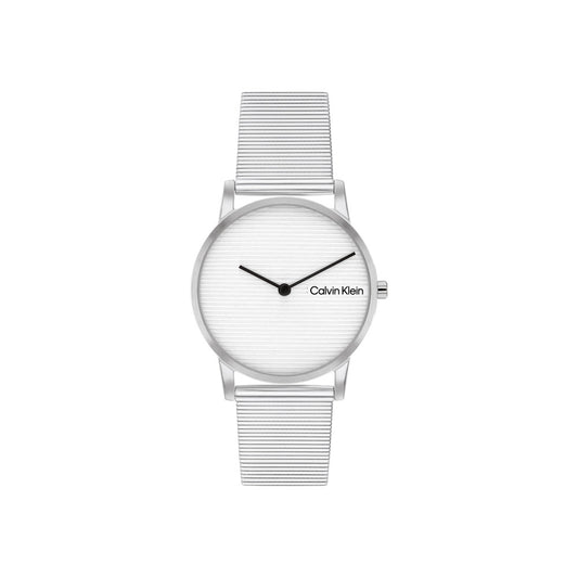 Women Silver White 30mm Watch