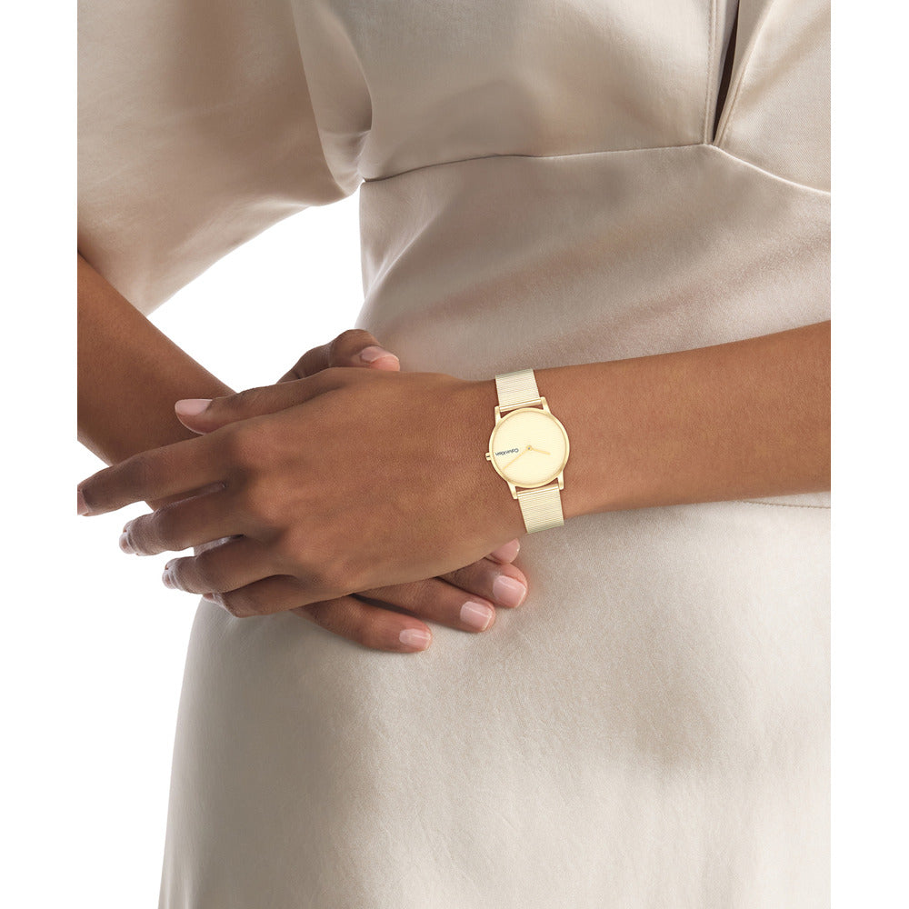 Women Light Gold 30mm Watch