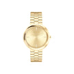 Women Twisted Bezel Golden Watch