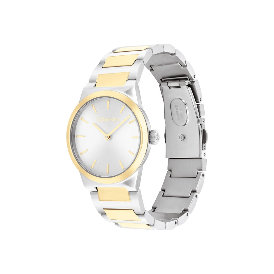 Women Linear Elegance Silver Watch