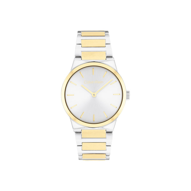 Women Linear Elegance Silver Watch