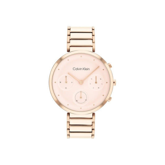 Women Minimalistic T-Bar Pink 37mm Watch