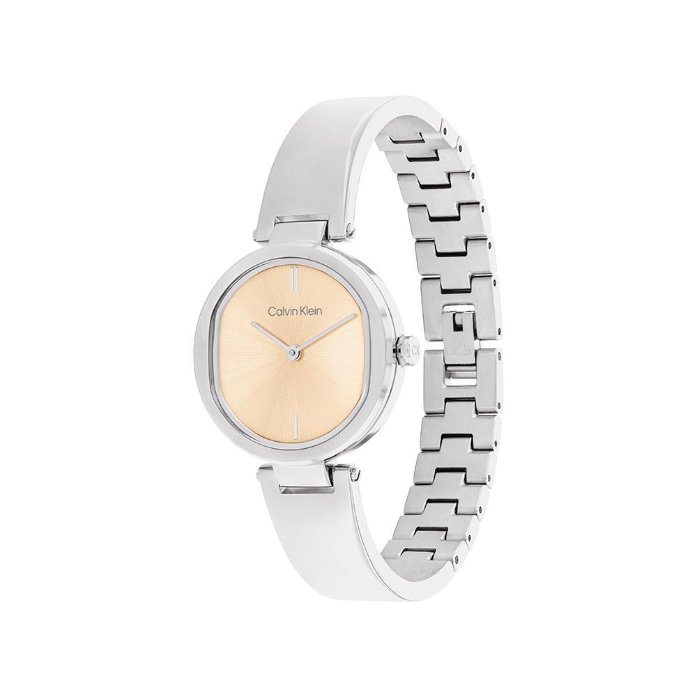 Women Ck Elevated Gold 30mm Watch