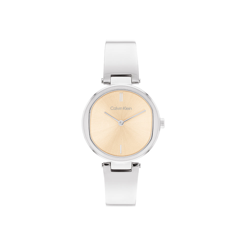 Women Ck Elevated Gold 30mm Watch