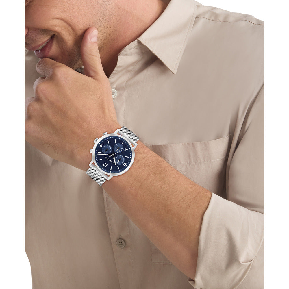 Men Blue 44mm Watch