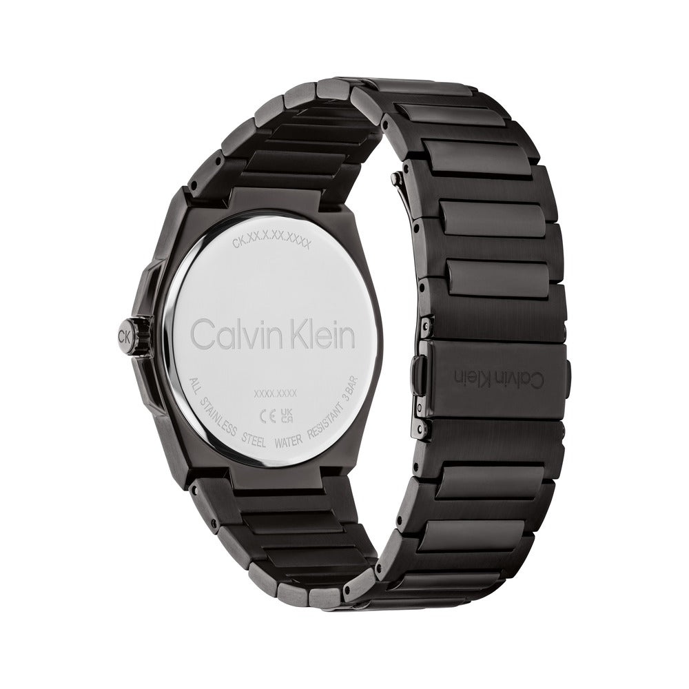 Men Black 41mm Watch