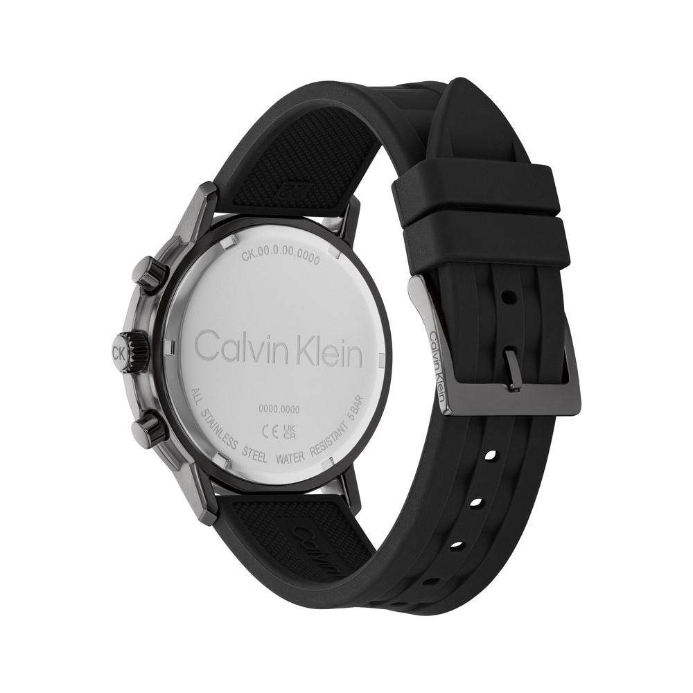 Men Black 44mm Watch